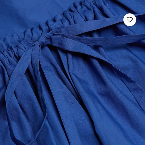 NWT Mara Hoffman Salma Blue Drawstring Dress - Picture 6 of 6